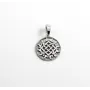 Кулон оберіг Зірка лади Богородиці у сонячному колі Maxi Silver 9588 2 см Сріблястий (89588)