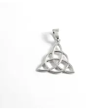 Подвеска оберег Триглав Maxi Silver 3842 2.3 см Серебристый (83842)