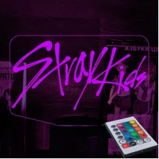 Світильник-нічник Bioworld Лого Stray Kids USB Різнокольоровий (28196) Світильник-нічник Bioworld Лого Stray Kids USB Різнокольоровий (28196)