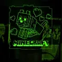 Світильник-нічник Bioworld Minecraft USB Різнокольоровий (28079)