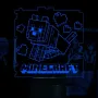 Світильник-нічник Bioworld Minecraft USB Різнокольоровий (28079)
