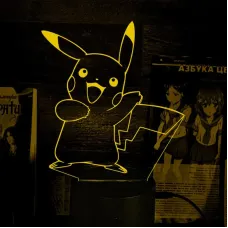 Світильник-нічник Bioworld Пікачу Pokemon USB Різнокольоровий (28070) Світильник-нічник Bioworld Пікачу Pokemon USB Різнокольоровий (28070)