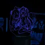 Світильник-нічник Bioworld Міку Хацуне USB Різнокольоровий (28063)