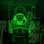 Світильник-нічник Bioworld Stalker 2 USB Різнокольоровий (28033)