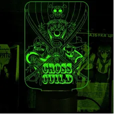 Світильник-нічник Bioworld Крос Гільдія One Piece USB Різнокольоровий (28017) Світильник-нічник Bioworld Крос Гільдія One Piece USB Різнокольоровий (28017)