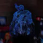 Світильник-нічник Bioworld Гатс Berserk Чорний мечник USB Різнокольоровий (28011)