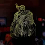 Світильник-нічник Bioworld Гатс Berserk Чорний мечник USB Різнокольоровий (28011)