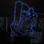 Світильник-нічник Bioworld Chainsaw Man USB Різнокольоровий (28009)