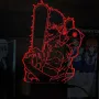 Світильник-нічник Bioworld Chainsaw Man USB Різнокольоровий (28009)