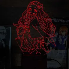 Світильник-нічник Bioworld Cute Kamado Nezuko Demon Slayer USB Різнокольоровий (28005)