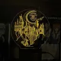 Світильник-нічник Bioworld Hogwarts школа чарівництва та чарівництва USB Різнокольоровий (28003)