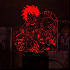 Світильник-нічник Bioworld Monkey D. Luffy One Piece USB Різнокольоровий (28000)