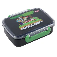 Контeйнер YES Minecraft 420 мл Чорний (708590) Контeйнер YES Minecraft 420 мл Чорний (708590)