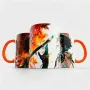 Кухоль Orca Аніме Genshin Impact Сяо 330 мл Помаранчевий (0061)