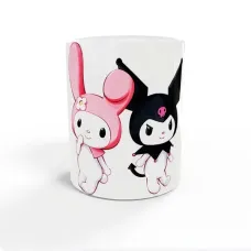 Кухоль Orca Kuromi Onegai My Melody 330 мл Білий (0784) Кухоль Orca Kuromi Onegai My Melody 330 мл Білий (0784)