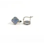 Сережки Maxi Silver 9612 Van Cleef 1.1 см Сріблястий (89612)