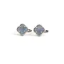 Сережки Maxi Silver 9612 Van Cleef 1.1 см Сріблястий (89612)
