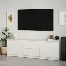 Тумба под телевизор Mebel Star Нео 150х43х53 см Аляска белый (MBS-1250) (1000792)