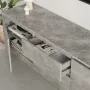 Тумба под телевизор Mebel Star Нео 150х43х53 см Бетон (MBS-1252) (1000791)