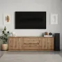 Тумба под телевизор Mebel Star Нео 150х43х53 см Дуб тахо (MBS-1257) (1000798)