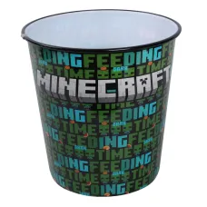 Кошик для смiття YES Minecraft.Feeding time 5.5 л Зелений (708501)