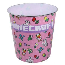 Кошик для смiття YES Minecraft.Spring 5.5 л Рожевий (708502)
