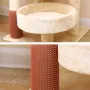 Когтеточка лежак для кота Taotaopets Y0006 40x40x118 см Бежевый (14010-94007)