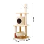 Когтеточка лежак для кота Taotaopets Y0006 40x40x118 см Бежевый (14010-94007)