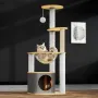 Кігтеточка ігровий центр для кота Taotaopets Y0044-А 40x40x130 см Різнобарвний (14016-94008)