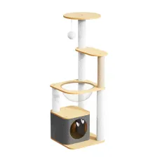 Кігтеточка ігровий центр для кота Taotaopets Y0044-А 40x40x130 см Різнобарвний (14016-94008) Кігтеточка ігровий центр для кота Taotaopets Y0044-А 40x40x130 см Різнобарвний (14016-94008)