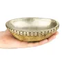 Ритуальна чаша Капала Kailash 17.5x13x6 см Сріблясто-коричневий (23858)