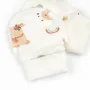 Царапки для новорожденных Dexter’s Bunnies Футер 0-3 мес Молочный (132344771318)