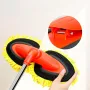 Автомобильная телескопическая швабра-щетка HELLOLEIBOO ZKZH-73818 40-108 см Червоний (14018-94118)