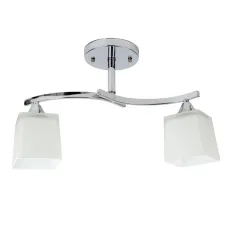 Люстра стельова Sunlight 30x15 см Сріблястий (N3213/2 CHR) Люстра стельова Sunlight 30x15 см Сріблястий (N3213/2 CHR)