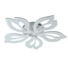 Стельова LED люстра Sunlight 56x12 см Білий (6158/5 WHT)