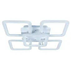 Стельова LED люстра Sunlight 36x9 см Білий (6325/4+1S+S WHT)