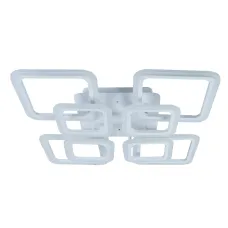 Стельова LED люстра Sunlight 52x9 см Білий (6325/4+4S WHT)