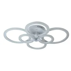 Стельова LED люстра Sunlight 67x49x12 см Білий (6326/2+2+2 WHT)