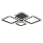 Стельова LED люстра Sunlight 70x53x8 см Чорний (6063/2+2 BLK)