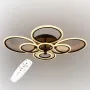 Потолочная LED люстра Sunlight 85x67x12 см Черный (6326/2+2+2+2 BLK)