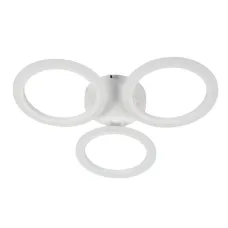 Стельова LED люстра Sunlight 36x36x6 см Білий (6326/3S WHT)