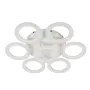 Стельова LED люстра Sunlight 49x49x9 см Білий (6326/6+1S WHT)