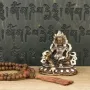 Статуя Kailash Дзамбала Будда Багатства 7х6.5х5 см Коричневий (23889)
