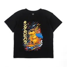 Футболка дитяча Dexter's Capybara Board 140 см Чорний (132366471407)