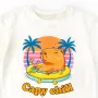 Футболка дитяча Dexter's Capybara Chill 140 см Молочний (132373171420)