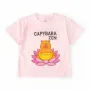 Футболка для дівчинки Dexter's Capybara Zen 116 см Рожевий (132373771422)