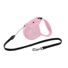 Рулетка-поводок Flexi Standard Flower трос S 5 м Розовый (45312) Рулетка-поводок Flexi Standard Flower трос S 5 м Розовый (45312)