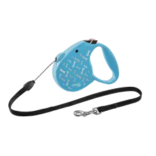 Рулетка-поводок Flexi Standard Flower трос S 5 м Голубой (45305) Рулетка-поводок Flexi Standard Flower трос S 5 м Голубой (45305)