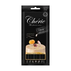 Повноцінний корм для котів Cherie Healthy Living Кремове пюре з курки та гарбуза 4х12 г (04713) Повноцінний корм для котів Cherie Healthy Living Кремове пюре з курки та гарбуза 4х12 г (04713)