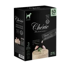 Ласощі для собак Cherie Healthy Living кремове пюре з курки 50 х12 г (05086) Ласощі для собак Cherie Healthy Living кремове пюре з курки 50 х12 г (05086)